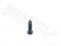 Screw / Parker Phillips head black 2.3 x 8.0 mm with domed head